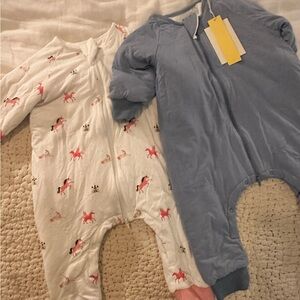(2) Kyte BABY Long Sleeve Sleep Sack Walkers size M